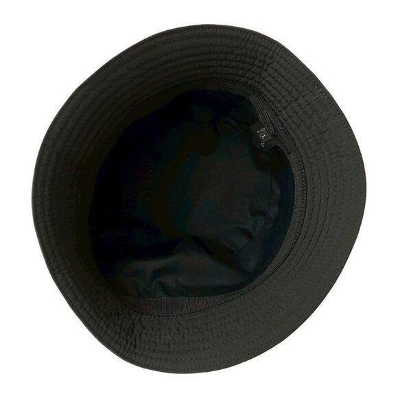 Prada Sports Logo Cotton Bucket Hat Accessory L Black 84155